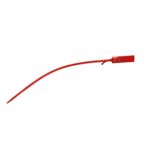 Durchziehplombe 315 aufreissbar - pastell-rot