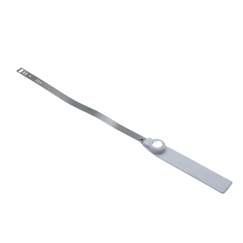 Fixlängenplombe 200 - weiss-metall