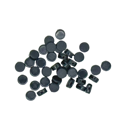 Kunststoffplomben 8mm, schwarz - 100 Stück