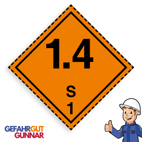 Explosionsgefährlich / Explosive Stoffe EXPLOSIVE 1.4 S