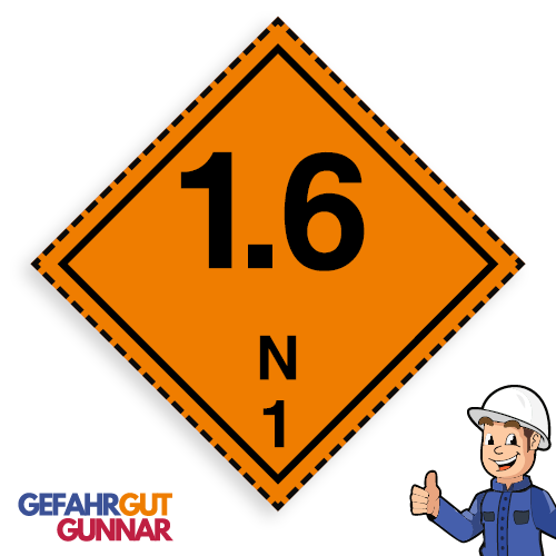Explosionsgefährlich / Explosive Stoffe EXPLOSIVE 1.6 N