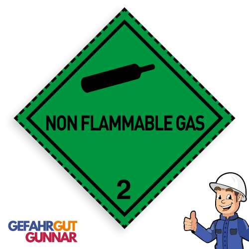 Gase: NON FLAMMABLE GAS