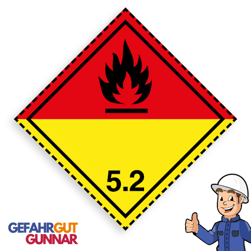 Organische Peroxide - Flamme schwarz 5.2