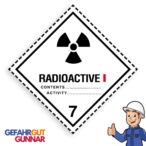Radioaktive Stoffe (Kategorie I) Unterklasse 7A