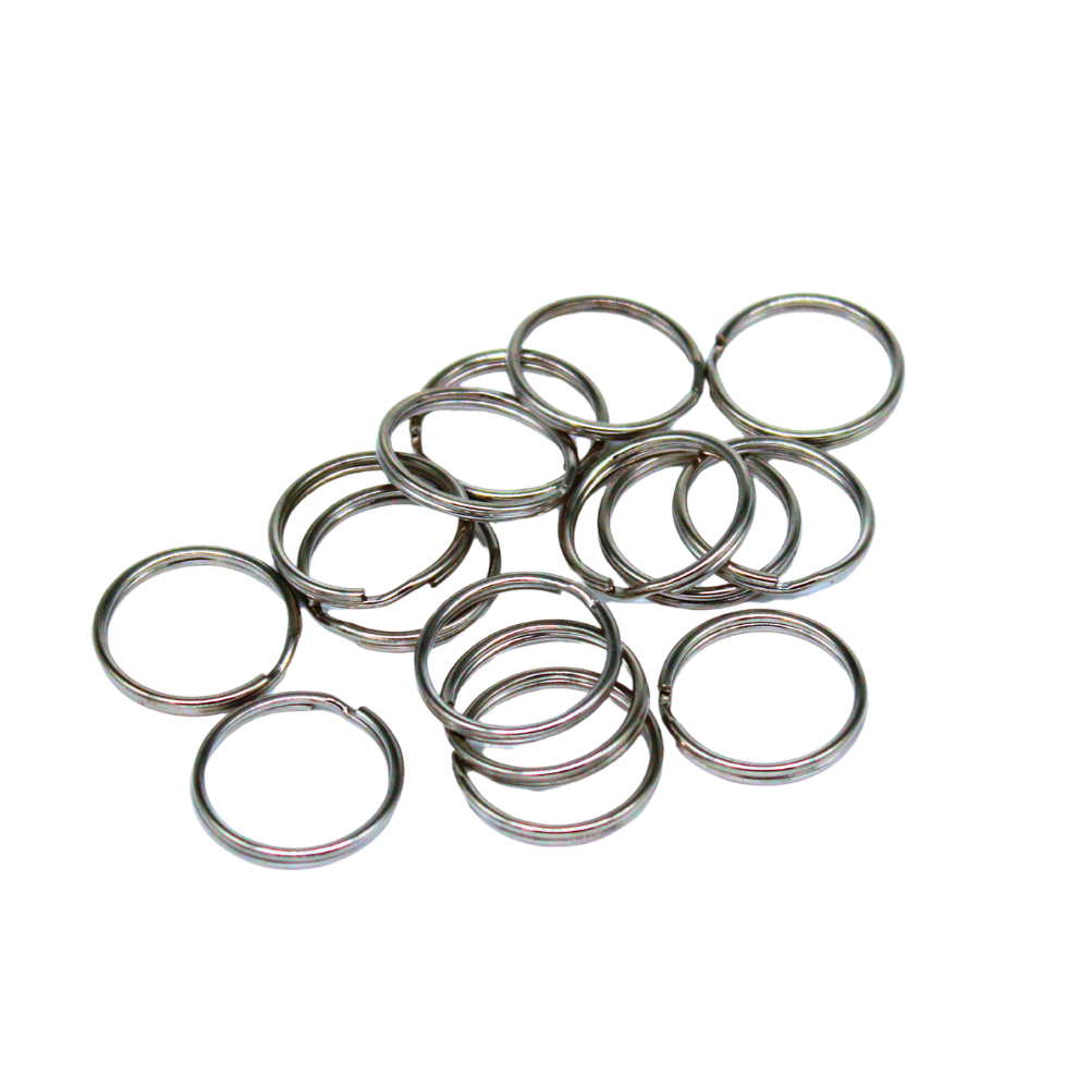 Schlüsselringe 18mm – Eisen vernickelt | 1.000 Stück im Großpack | Robuste Schlüsselanhänger-Ringe