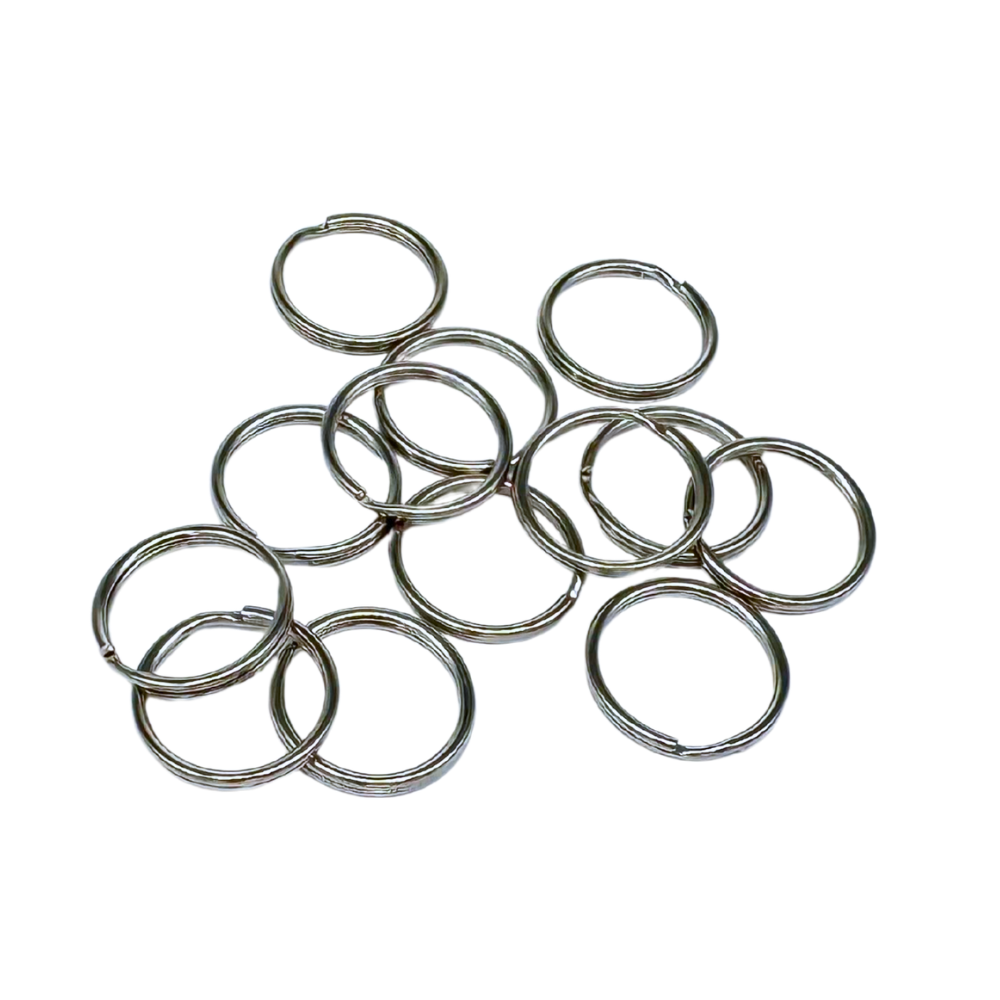 Schlüsselringe 20mm – Eisen vernickelt | 1.000 Stück im Großpack | Robuste Schlüsselanhänger-Ringe