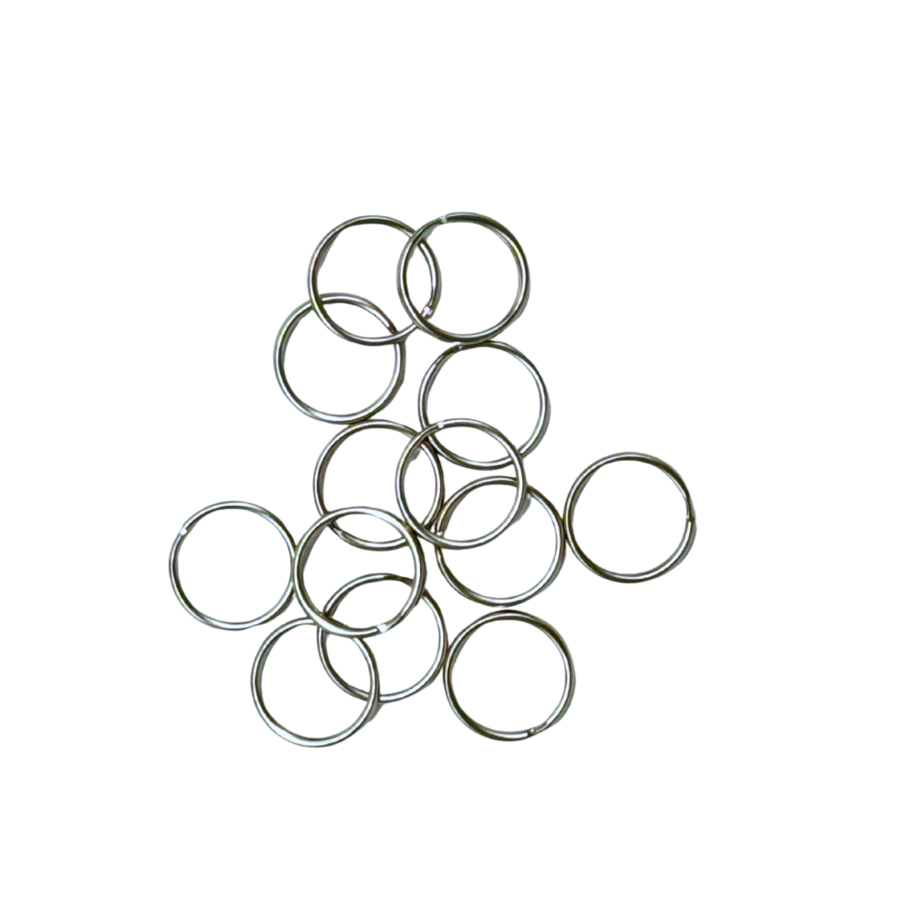 Schlüsselringe 20mm – Eisen vernickelt | 1.000 Stück im Großpack | Robuste Schlüsselanhänger-Ringe